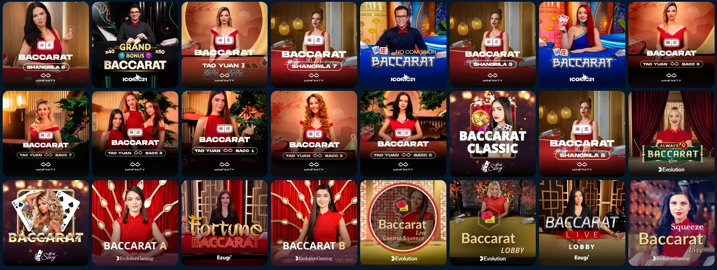 Axbet Casino Live Casino baccarat