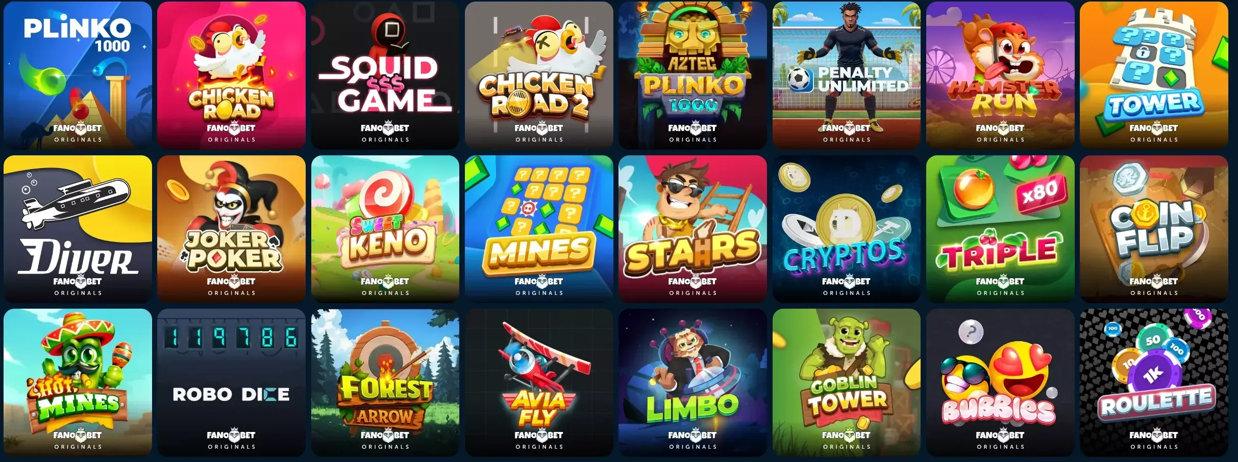 Axbet Casino originals en instant spellen