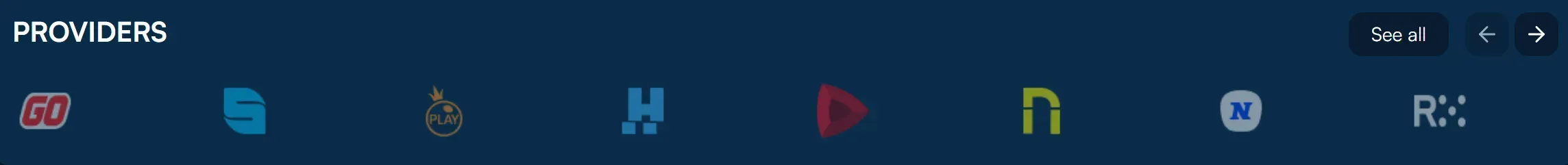 Ax bet Casino providers